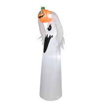 Lade das Bild in den Galerie-Viewer, 1.8 M Halloween Glowing Inflation Model, White Ghost Little Ghost Lifting Pumpkin Yard Balloons Decoration
