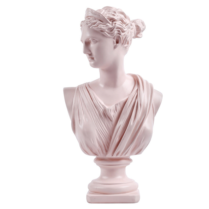 31cm Half-Length Men and Women Venus Resin Statue Home Living Room Decorations