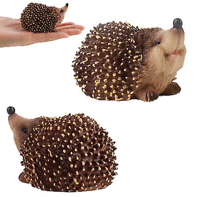 3pcs Children's Simulation Wild Hedgehog Animal Model Science Education Cognition Jungle Hedgehog Desktop Hand-made Toy 3pcs/4pcs AZ13329