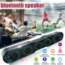 Lade das Bild in den Galerie-Viewer, Clear sound quality Speakers 1500mAh bluetooth Wireless 3.5mm Audio Jack HIFI Sound Quality HD Microphone Speaker Waterpro
