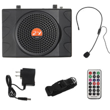 Lade das Bild in den Galerie-Viewer, Speakers 25W 100Hz-15kHz Rechargeable Speaker FM Radio MP3 Player with Microphone Remote Control Teaching Tou
