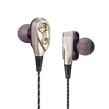 Load image into Gallery viewer, Headphones Headsets Dual Moving Coils In-Ear Earphones earphone Gold
