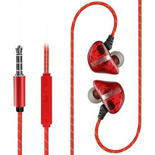 Load image into Gallery viewer, Headphones Headsets 3.5mm Wired Headset In Ear Music Headphones Smart Phone Earphone Hands-free Red
