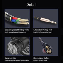 Load image into Gallery viewer, Headphones Headsets Dual Moving Coils In-Ear Earphones earphone Gold
