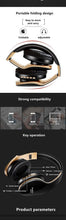 Load image into Gallery viewer, Cool Headphones Headsets SN-P18 bluetooth Gaming Headphone Foldable Stereo Earphones Support TF Card With Mic earphone
