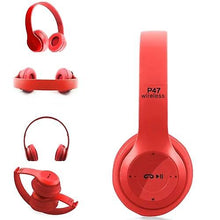 Load image into Gallery viewer, Headphones Headsets Wireless BT Stereo Headset earphone RED
