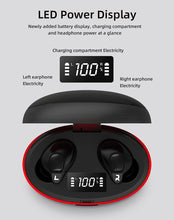 Load image into Gallery viewer, Headphones Headsets V1 TWS bluetooth Earphone Gaming Headphone LED Digital Display Sport Fashion HD Stereo Noise earphone
