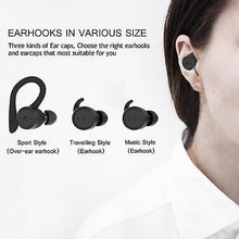 Load image into Gallery viewer, Headphones Headsets TWS Earbuds True Wireless Bluetooth 5.0 Headset with Charging Box earphone Black
