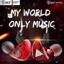 Load image into Gallery viewer, Cool Headphones Headsets QKZ CK5 Headphones In-ear Wired Headset 3.5mm Jack Headphone Earhook for Smartphone MP3 earphone
