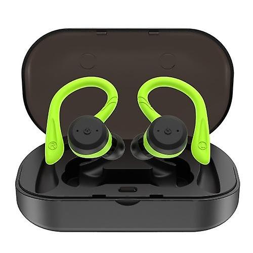 Headphones Headsets TWS Earbuds True Wireless Bluetooth 5.0 Headset with Charging Box earphone Green