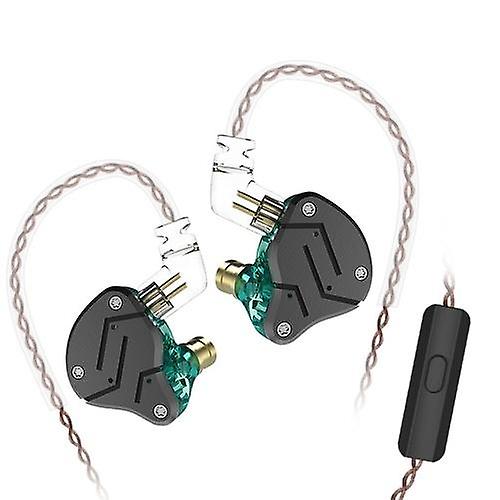 Headphones Headsets KZ ZSN 3.5mm Wired In Ear Metal HiFi Headphone with Microphone accessories
