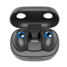 Lade das Bild in den Galerie-Viewer, Cool Headphones Headsets E6 TWS BT5.1 Wireless Earphones HIFI Sound Bilateral Microphone IPX5 waterproof Game No Delay earphone Black
