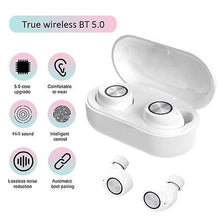 Load image into Gallery viewer, Headphones Headsets TWS-TW60 Sports Earphones Stereo Wire-less BT5.0 Earbuds White

