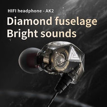 Load image into Gallery viewer, Headphones Headsets QKZ AK2 3.5mm Wired Headphones earphone Red
