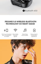 Load image into Gallery viewer, Cool Headphones Headsets M5 TWS bluetooth 5.0 Earphone Wireless Earbuds 1800mAh Power Bank Sports Headphone with Mic earphone
