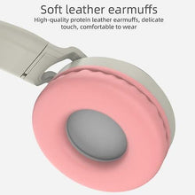 Load image into Gallery viewer, Headphones Headsets ZW-028 Glowing Cat Wireless Bluetooth Headset Black
