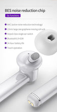 Load image into Gallery viewer, Cool Headphones Headsets BH816 ANC True Wireless Earbuds BES2300 bluetooth 5.0 Active Noise Canceling Headphone Touch earphone
