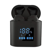 Load image into Gallery viewer, Cool Headphones Headsets Wireless Headphones BT Headsets MIC Sport Wireless Earphone LED Display In-ear Sports Headphone earphone Black
