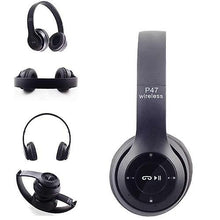 Load image into Gallery viewer, Cool Headphones Headsets Wireless BT Stereo Headset earphone black
