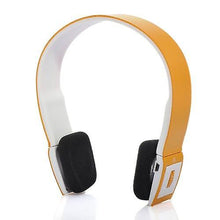 Load image into Gallery viewer, Headphones Headsets 2.4G Wireless BT V3.0 + EDR Headset Headphone with Mic for iPhone iPad Smartphone Tablet PC yellow
