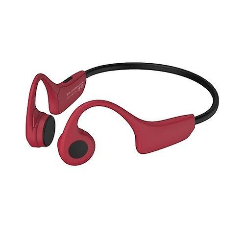 Cool Headphones Headsets H10 Bone Conduction Headset earphone Red