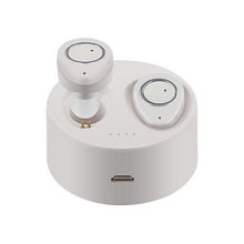 Load image into Gallery viewer, Headphones Headsets TWS-F1 Wireless BT Earphones with Mic Pink earphone White
