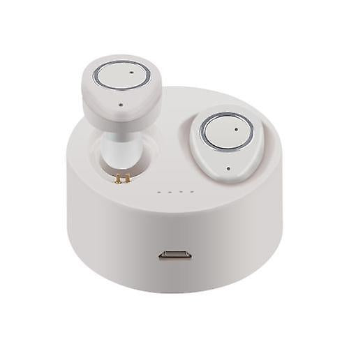 Headphones Headsets TWS-F1 Wireless BT Earphones with Mic Pink earphone White