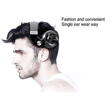 Load image into Gallery viewer, Cool Headphones Headsets Foldable Earphone BT5.0 Wirelessly Headphones earphone black
