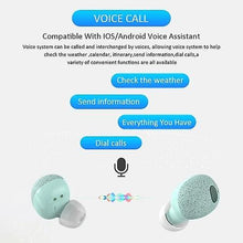 Load image into Gallery viewer, Cool Headphones Headsets TWS-Wirelessly BT5.0 Headsets Portable Binaural Earbuds earphone Green

