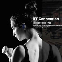 Load image into Gallery viewer, Headphones Headsets TWS-F1 Wireless BT Earphones with Mic Pink earphone White
