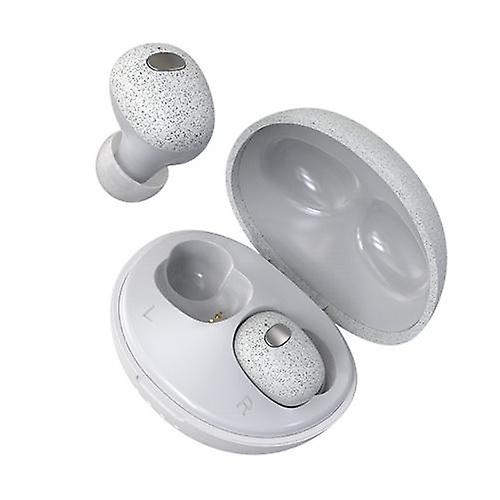 Cool Headphones Headsets TWS-Wirelessly BT5.0 Headsets Portable Binaural Earbuds earphone White