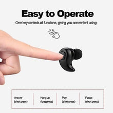 Load image into Gallery viewer, Headphones Headsets S530X Invisible Earphones BT In-ear Headphone with Microphone Beige
