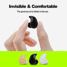 Load image into Gallery viewer, Headphones Headsets S530X Invisible Earphones BT In-ear Headphone with Microphone Beige
