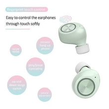 Load image into Gallery viewer, Cool Headphones Headsets TWS-TW60 Sports Earphones Stereo Wire-less BT5.0 Earbuds earphone Green
