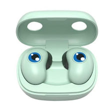 Load image into Gallery viewer, Cool Headphones Headsets E6 TWS BT5.1 Wireless Earphones HIFI Sound Bilateral Microphone IPX5 waterproof Green
