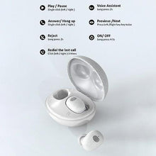 Load image into Gallery viewer, Cool Headphones Headsets TWS-Wirelessly BT5.0 Headsets Portable Binaural Earbuds earphone BLACK
