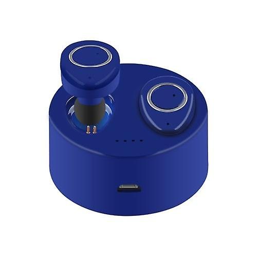 Headphones Headsets TWS-F1 Wireless BT Earphones with Mic Blue earphone