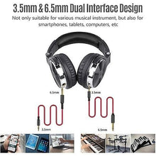 Load image into Gallery viewer, Cool Headphones Headsets Professional Musical Instrument Monitor Headphones Wired Headset earphone Black
