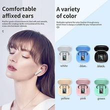 Load image into Gallery viewer, Headphones Headsets JS36 TWS BT5.0 Wireless Earphones HiFi Stero Sound Half-In-Ear Earbuds Black
