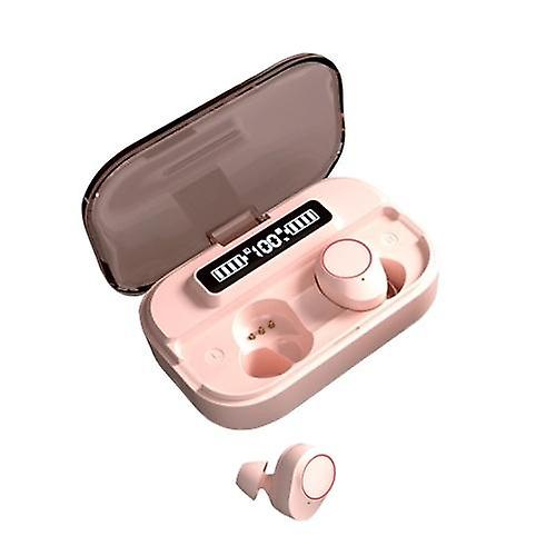 Headphones Headsets G05 Wireless Earbuds BT 5.0 Headphones TWS Stereo Earphones with Microphone earphone Pink