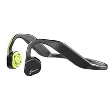 Lade das Bild in den Galerie-Viewer, Headphones Headsets Vidonn F1 Titanium Wireless BT Bone Conduction Headphones with Microphone Grey-yellow
