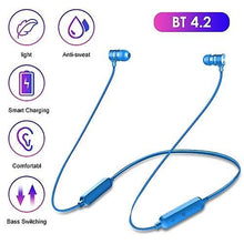 Load image into Gallery viewer, Headphones Headsets H8 Wire-less BT Music Earphones Neck Hung Sports Headphones earphone Blue
