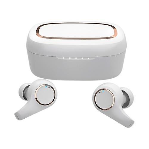 Headphones Headsets G08 Wireless Earbuds BT 5.0 Headphones TWS Stereo Earphones with Microphone earphone White