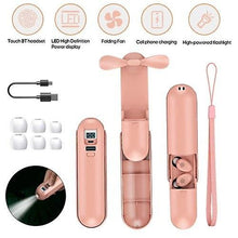 Load image into Gallery viewer, Headphones Headsets F7 BT5.0 Earphone True Wirelessly Stereo Headset Sport In-ear Headphone Mini Fan earphone Pink
