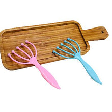 Load image into Gallery viewer, 2Pcs 19*8.5cm pink Decompression artifact head massage claw home head massager relax the scalp and relieve fatigue AZ13875
