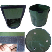 Lade das Bild in den Galerie-Viewer, 10 gallons 35*45cm PE cloth PP vegetable potato planting bag with door Garden planting bag 10 gallons 35x45 7 gallons 34x35cm AZ10494
