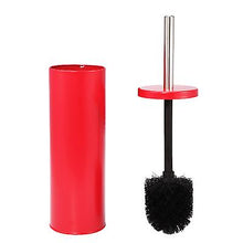Load image into Gallery viewer, 12.8*12.8*31cm red Candy color toilet brush set toilet bathroom cleaning brush set AZ19500
