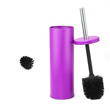 Load image into Gallery viewer, 12.8*12.8*31cm purple Candy color toilet brush set toilet bathroom cleaning brush set AZ19499
