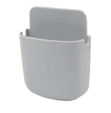 Load image into Gallery viewer, 2Pcs 9*3.5*11.5cm grey Wall-mounted storage box mobile phone charging storage rack mobile phone remote control storage box AZ22179

