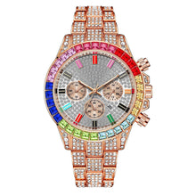 Load image into Gallery viewer, Gold Watches unique calendar watch clock steel quartz watches
